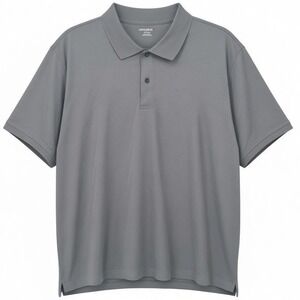 UNTUCKit Damaschino Gray Cotton Polo Shirt XX-Large 2XL Short Sleeve
